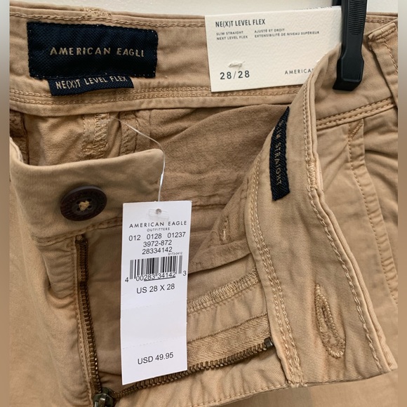 American Eagle Men’s Slim/Straight Khakis - NWT 28/28 - Picture 7 of 11
